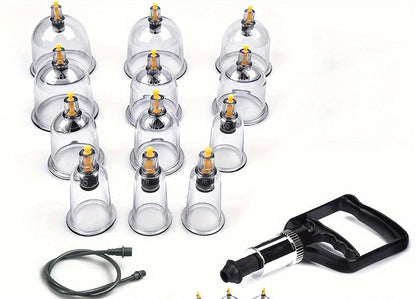 ReviveCupping 12-Piece Cupping Set with Pump