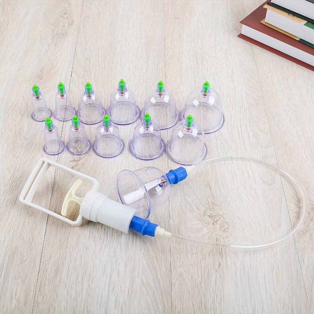 ReviveCupping 12-Piece Cupping Set with Pump